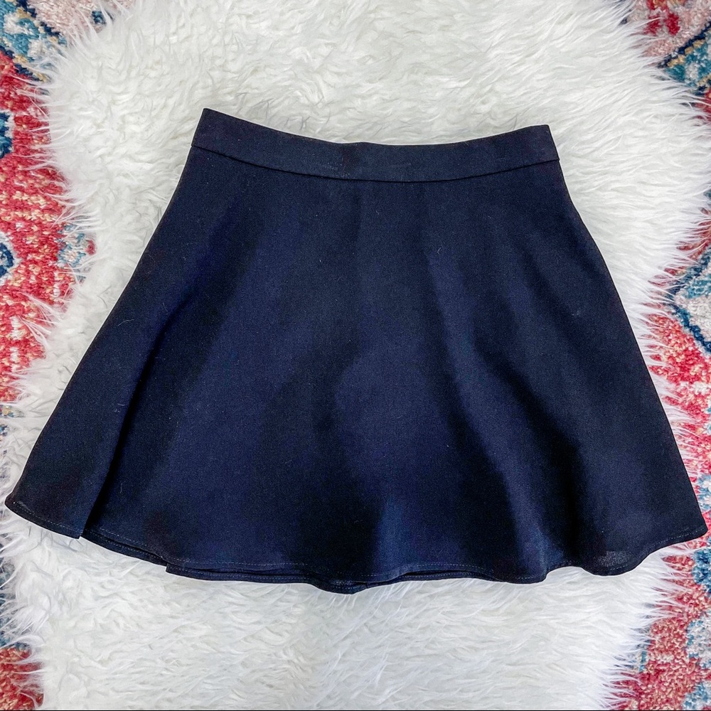 EXPRESS BLACK SKATER SKIRT